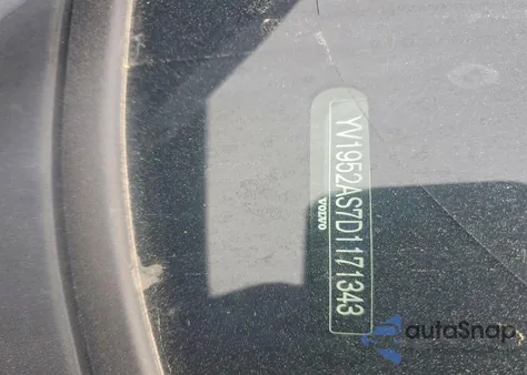 2013 Volvo S80 from USA, damaged, VIN YV1952AS7D1171343